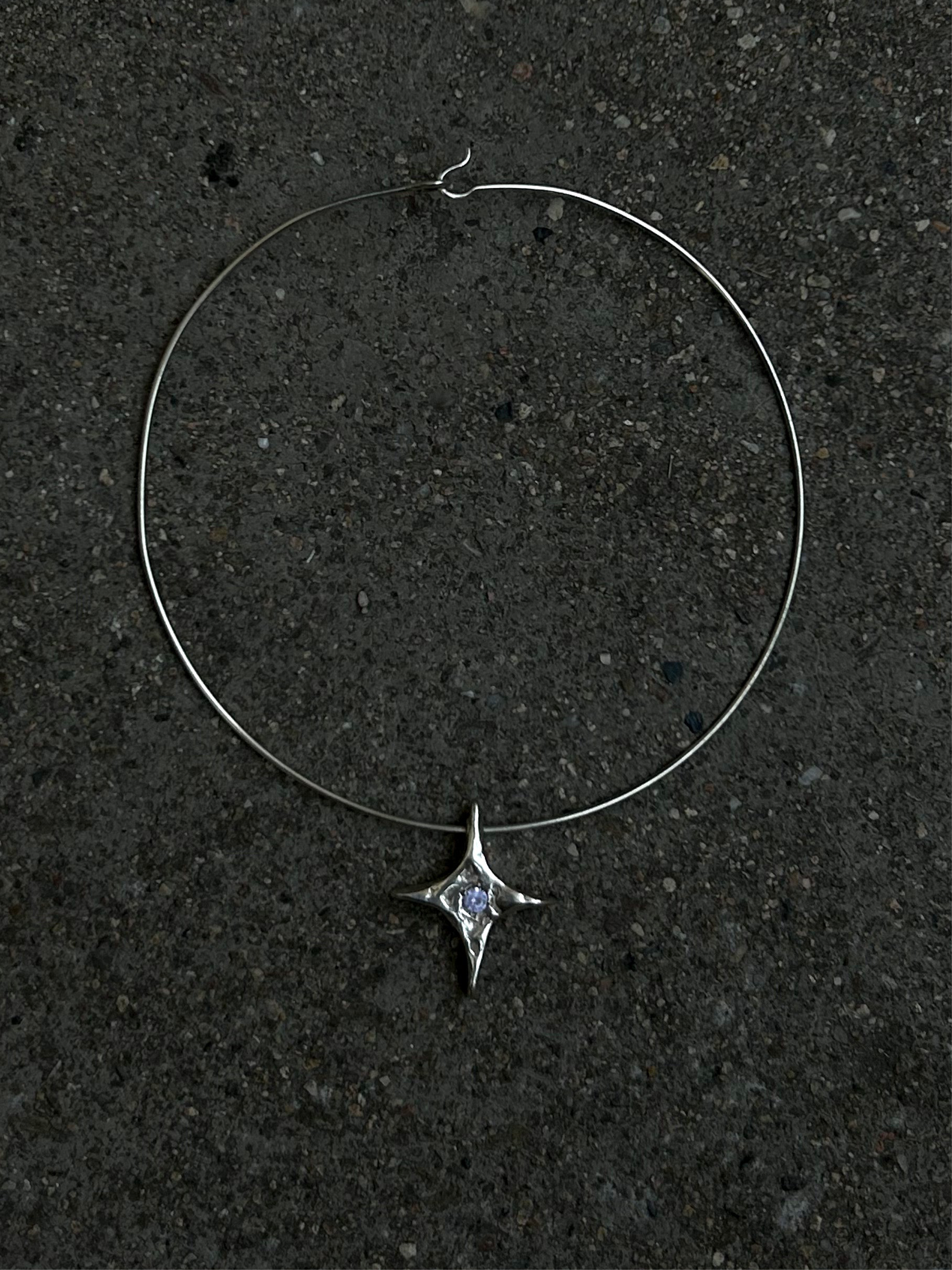 Purple Bling Choker