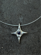 Blue Bling Choker
